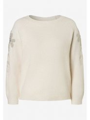 More & More Sweter w kolorze kremowym rozmiar: 40. Brązowe swetry klasyczne damskie MORE & MORE, bez kołnierzyka. Za 154.95 zł.