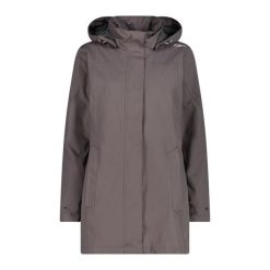 Damska kurtka wodoodporna CMP. Brązowe kurtki damskie CMP, xs, bez wzorów, bez kaptura. Za 371.50 zł.