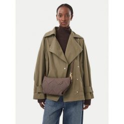 Torebka Calvin Klein. Brązowe torebki klasyczne damskie CALVIN KLEIN, bez wzorów, bez dodatków. Za 569.99 zł.