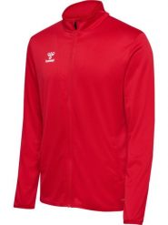 Bluza hmlESSENTIAL TRACK JACKET. Czerwone bluzy sportowe damskie HUMMEL, xl, bez wzorów, z materiału, bez ramiączek, krótkie, bez kaptura. Za 100.00 zł.