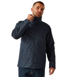 Męska Klasyczna Kurtka 3 W 1. Niebieskie kurtki męskie Regatta, m, bez wzorów, z materiału, klasyczne, z kapturem. Za 320.99 zł.