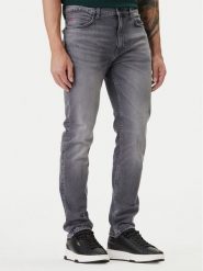 HUGO Jeansy 50556103 Szary Slim Fit. Szare jeansy męskie Hugo. Za 519.99 zł.