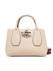 Longchamp Torebka 10095HCN Beżowy. Brązowe torebki klasyczne damskie Longchamp, bez wzorów, ze skóry, bez dodatków. Za 2,129.00 zł.