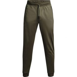 Spodnie sportowe SPORTSTYLE TRICOT. Zielone spodnie sportowe męskie Under Armour, z dzianiny. Za 288.70 zł.