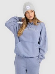 4F Bluza dresowa nierozpinana z kapturem damska - niebieska XS. Niebieskie bluzy z kapturem damskie 4f, xs, z bawełny. Za 179.99 zł.