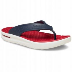 Japonki Dla Dorosłych Crocs In Motion Flip. Zielone klapki i japonki męskie Crocs, z materiału. Za 239.99 zł.
