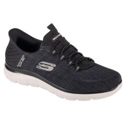 Buty sportowe Sneakersy męskie, Slip-Ins: Summits - Key Pace. Czarne buty sportowe na co dzień męskie Skechers, bez zapięcia, trekkingowe. Za 349.99 zł.