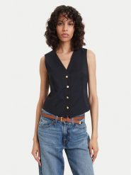 Tommy Hilfiger Kamizelka WW0WW48882 Granatowy Regular Fit. Niebieskie kamizelki damskie Tommy Hilfiger, z syntetyku. Za 699.99 zł.