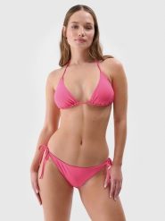 4F Dół od bikini damski - różowy L. Czerwone bikini damskie 4f, bez wzorów. Za 29.99 zł.