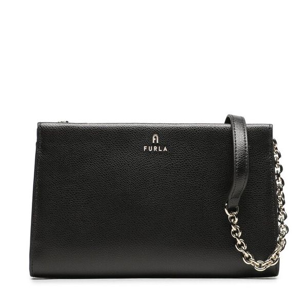 Torebka Furla. Czarne torebki klasyczne damskie Furla, bez wzorów, bez dodatków. Za 759.99 zł.