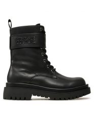 Versace Jeans Couture Trapery Drew 77VA3S64 Czarny. Czarne trapery damskie Versace Jeans Couture, z jeansu, bez obcasa. Za 539.99 zł.