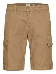 Camel Active Bojówki - Regular fit - w kolorze jasnobrązowym rozmiar: 33. Brązowe szorty męskie Camel Active, bez wzorów, z bawełny. Za 127.05 zł.