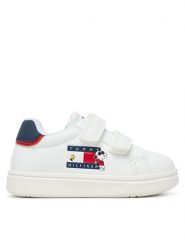 Tommy Hilfiger Sneakersy Hector T1X9-35320-1355 M Biały. Białe buty sportowe chłopięce Tommy Hilfiger, bez zapięcia. Za 339.99 zł.