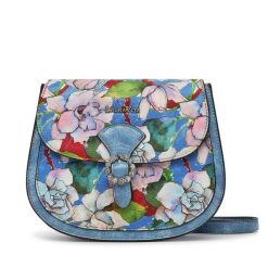 Torebka Laura Vita. Niebieskie listonoszki damskie Laura Vita, bez wzorów, bez dodatków. Za 239.99 zł.