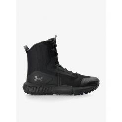Buty męskie Under Armour Charged Valsetz. Czarne buty trekkingowe męskie Under Armour, bez zapięcia. Za 513.99 zł.