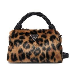 Torebka Guess. Brązowe torebki klasyczne damskie Guess, z aplikacjami, bez dodatków. Za 509.99 zł.