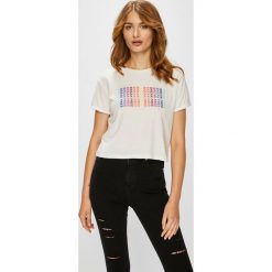 Tally Weijl - Top. Białe topy damskie TALLY WEIJL, m, bez wzorów, z bawełny, bez kołnierzyka. W wyprzedaży za 34.90 zł.