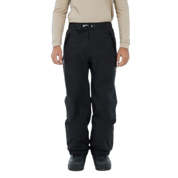 Spodnie narciarskie Protest Luton. Czarne spodnie materiałowe męskie Protest, bez wzorów, sportowe. Za 425.50 zł.
