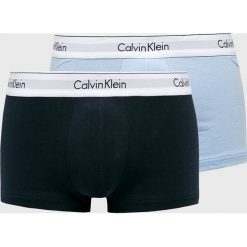 Calvin Klein Underwear - Bokserki (2 pack). Niebieskie bokserki męskie Calvin Klein Underwear, bez wzorów, z bawełny. W wyprzedaży za 139.90 zł.