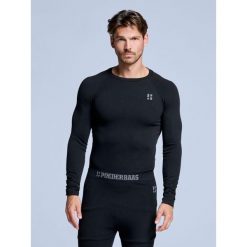 Koszulka termiczna - Męska - Czarna. Czarne bielizna termoaktywna męska POEDERBAAS, m, bez wzorów, z materiału. Za 199.42 zł.