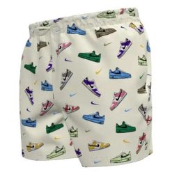 Strój Nike 5 Volley Short Beżowy. Brązowe szorty męskie Nike, bez wzorów, z materiału, klasyczne. Za 279.18 zł.