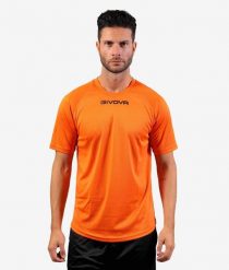 Koszulka piłkarska dla dorosłych Givova One. Brązowe t-shirty sportowe męskie Givova, m, z materiału, bez ramiączek, do piłki nożnej. Za 59.18 zł.