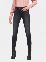 G-Star Dżinsy - Skinny fit - w kolorze antracytowym rozmiar: W27/L30. Czarne jeansy damskie G-Star. Za 201.55 zł.