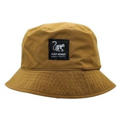 Czapka – wykonana z recyklingowanej wody, odwracalna(pomarańczowo-czarna). Brązowe czapki męskie SURF MONKEY, bez wzorów, z neoprenu, sportowe. Za 179.95 zł.