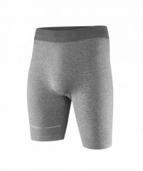 Spodenki męskie do spania z dodatkiem lnu Brubeck COMFORT NIGHT. Szare szorty męskie Brubeck, z dzianiny, bez kołnierzyka. Za 79.99 zł.