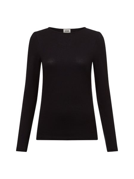 Drykorn koszulka z długim rękawem - Renbie Kobiety Bawełna czarny, XS. Czarne t-shirty damskie Drykorn, xs, bez wzorów, z bawełny, bez kołnierzyka. Za 599.95 zł.