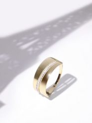 DIAMOND & CO Złoty pierścionek "Madison" z diamentami rozmiar: 56. Żółte pierścionki damskie Diamond & Co, z diamentem, złote. Za 1,522.99 zł.