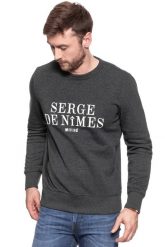 MUSTANG BLUZA Rubberprint Sweat ANTHRA MELANGE 1006373 4151. Szare bluzy bez kaptura męskie Mustang, m. W wyprzedaży za 69.99 zł.