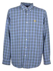 U.S. Polo Assn. Koszula - Regular fit - w kolorze niebieskim rozmiar: L. Niebieskie koszule męskie U.S. Polo Assn., l, bez wzorów, z bawełny, bez kołnierzyka, bez ramiączek. Za 118.84 zł.
