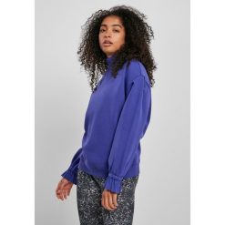 Bluza damska Urban Classics turtleneck crew (grandes tailles). Niebieskie bluzy bez kaptura damskie Urban Classics. Za 244.50 zł.