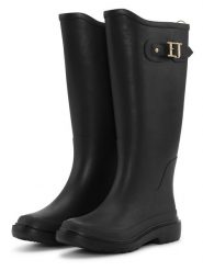 Ilse Jacobsen Kalosze w kolorze czarnym rozmiar: 38. Czarne kalosze damskie Ilse Jacobsen, bez wzorów, z materiału. Za 171.68 zł.