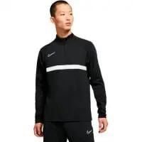 Bluza dresowa sportowa męska Dri-FIT Academy 21 Sweatshirt. Czarne bluzy bez kaptura męskie Nike, bez wzorów, z dresówki, sportowe, bez kołnierzyka, bez ramiączek. Za 149.99 zł.