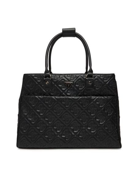 Guess Torebka TWQL96 58919 Czarny. Czarne torebki klasyczne damskie Guess, z aplikacjami, ze skóry, bez dodatków. Za 509.99 zł.