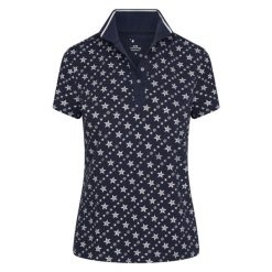 Dziewczęca jeździecka koszulka polo Imperial Riding Bobby Star. Niebieskie koszulki dziewczęce IMPERIAL RIDING, m, bez wzorów, bez ramiączek. Za 170.00 zł.
