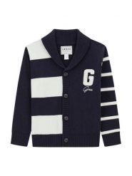 Guess Kardigan N6YR04 Z0901 Granatowy Regular Fit. Niebieskie swetry chłopięce Guess, z aplikacjami, z syntetyku, bez kołnierzyka. Za 194.99 zł.