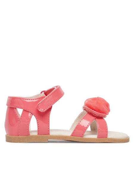 Mayoral Sandały 41739.34 Koralowy. Pomarańczowe sandały dziewczęce Mayoral, ze skóry, bez zapięcia. Za 189.99 zł.