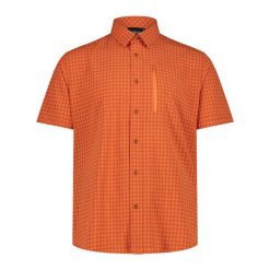 Koszula męska CMP 35S7807. Brązowe koszule męskie CMP, m, bez wzorów, bez kołnierzyka, bez ramiączek. Za 266.15 zł.