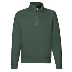 Bluza Unisex Premium Quarter Zip Raglan Dla Dorosłych. Czerwone bluzy sportowe damskie Fruit of the Loom, l, bez wzorów, z bawełny, bez ramiączek, długie, z kapturem. Za 237.99 zł.