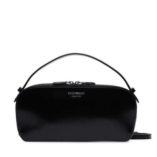 Torebka Emporio Armani. Czarne torebki klasyczne damskie Emporio Armani, bez wzorów, bez dodatków. Za 1,499.00 zł.