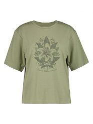 Icepeak Koszulka funkcyjna "Meigs" w kolorze zielonym rozmiar: XL. Zielone topy sportowe damskie ICEPEAK, xl, bez wzorów, bez ramiączek. Za 78.45 zł.