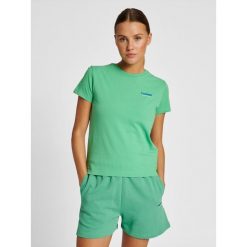Koszulka damska Hummel Lgc Kristy. Zielone bluzki damskie HUMMEL, xs, bez wzorów, bez ramiączek. Za 117.50 zł.
