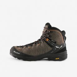 Buty trekkingowe męskie Salewa Alp Trainer Gtx. Brązowe buty trekkingowe męskie Salewa, z gore-texu, bez zapięcia, trekkingowe, gore-tex. Za 949.99 zł.