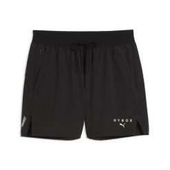 Męskie szorty PUMA x HYROX PWRMODE 5" PUMA. Czarne szorty męskie Puma, bez wzorów, z materiału, klasyczne. Za 269.00 zł.