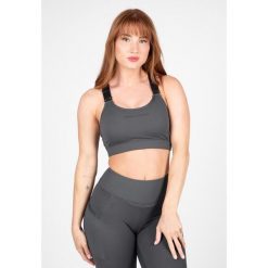 Monroe Biustonosz sportowy - Szary. Szare biustonosze sportowe damskie GORILLA WEAR, bez wzorów. Za 191.00 zł.