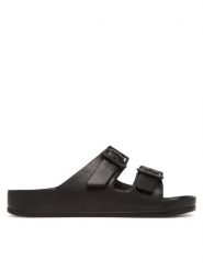 ONLY Shoes Klapki Onlcristy 15316868 Czarny. Czarne klapki damskie ONLY Shoes, bez wzorów, z tworzywa sztucznego, bez obcasa. Za 69.99 zł.