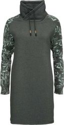 Damska sukienka/bluza Loap Ebnera zielona. Zielone bluzy sportowe damskie Scarpa, m, bez wzorów, z bawełny, bez ramiączek, bez kaptura. Za 219.99 zł.